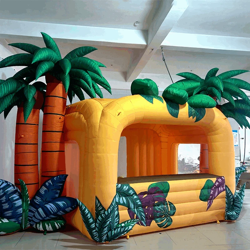 Oppblåsbar barbod