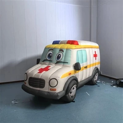 Tegneserie oppblåsbar ambulansemodell