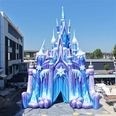 Giant oppblåsbar Ice Castle Arch Tunnel